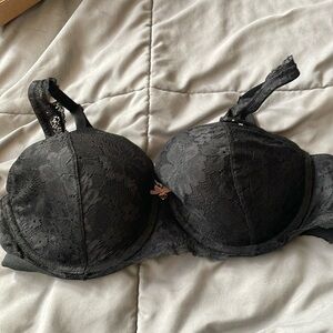 Black Lace Bra